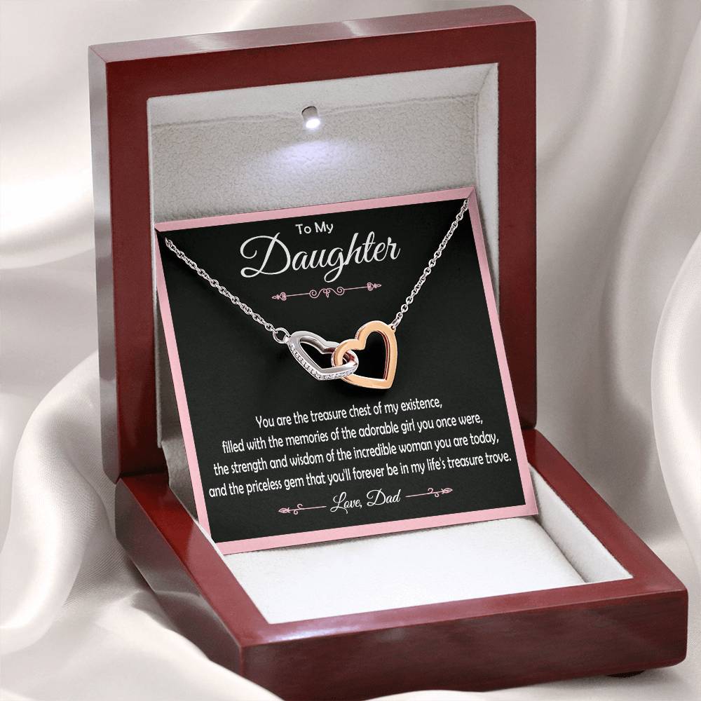 Luxury Box Packaging for Daughter's Special Heart Necklace