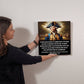 Sophisticated wall decor featuring George Washington and a powerful quote on premium metal print.