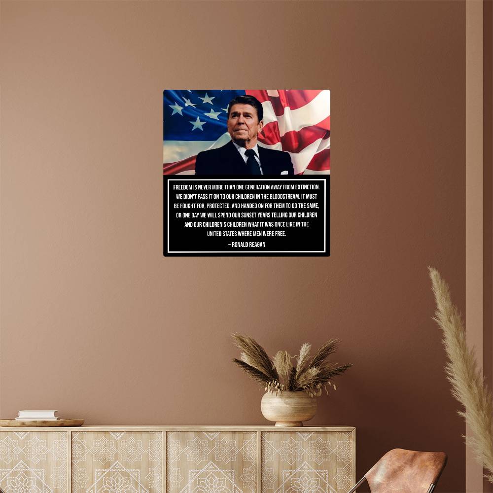 Handcrafted Reagan Legacy Decor Ready to Hang