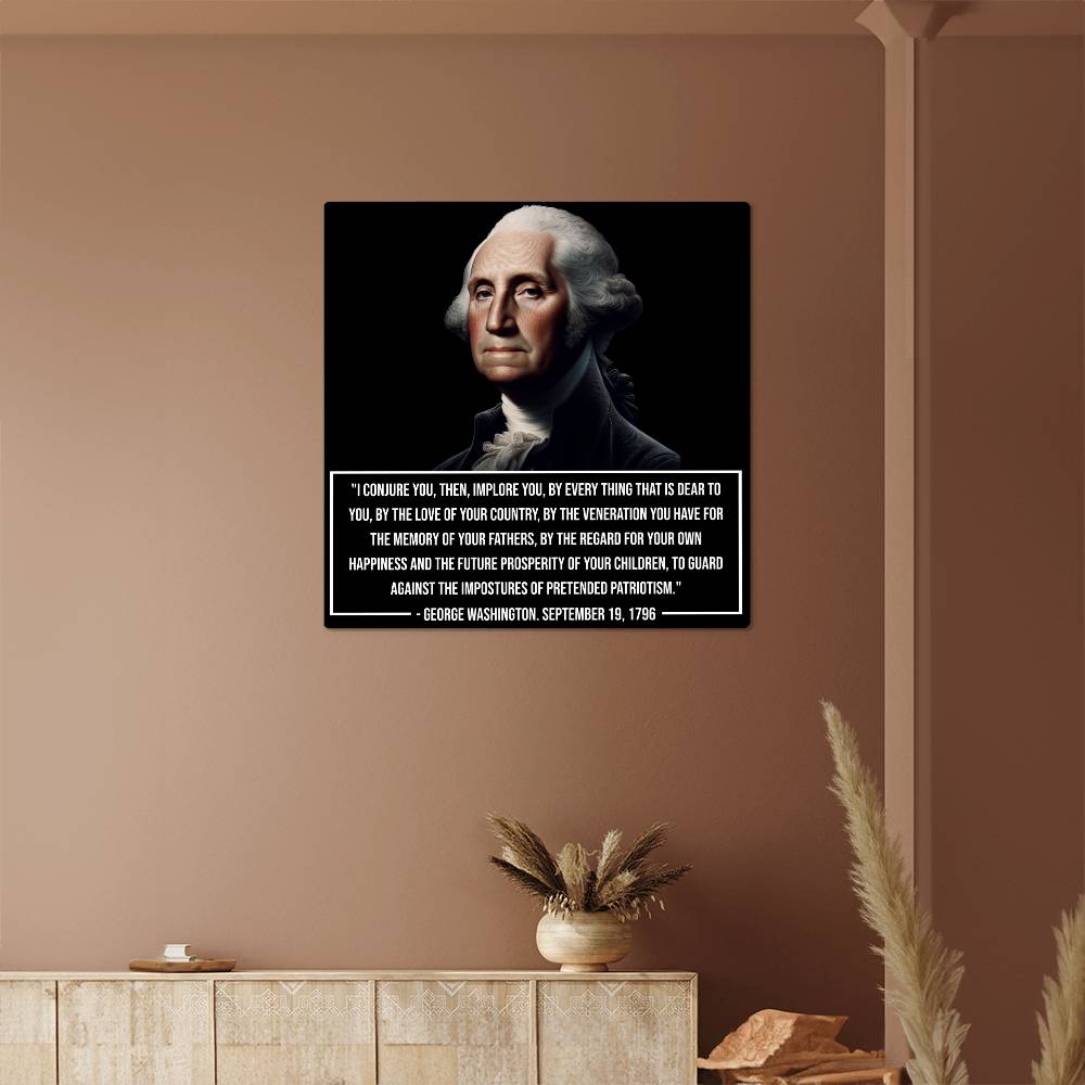 Historic George Washington Art Piece for Home Decor