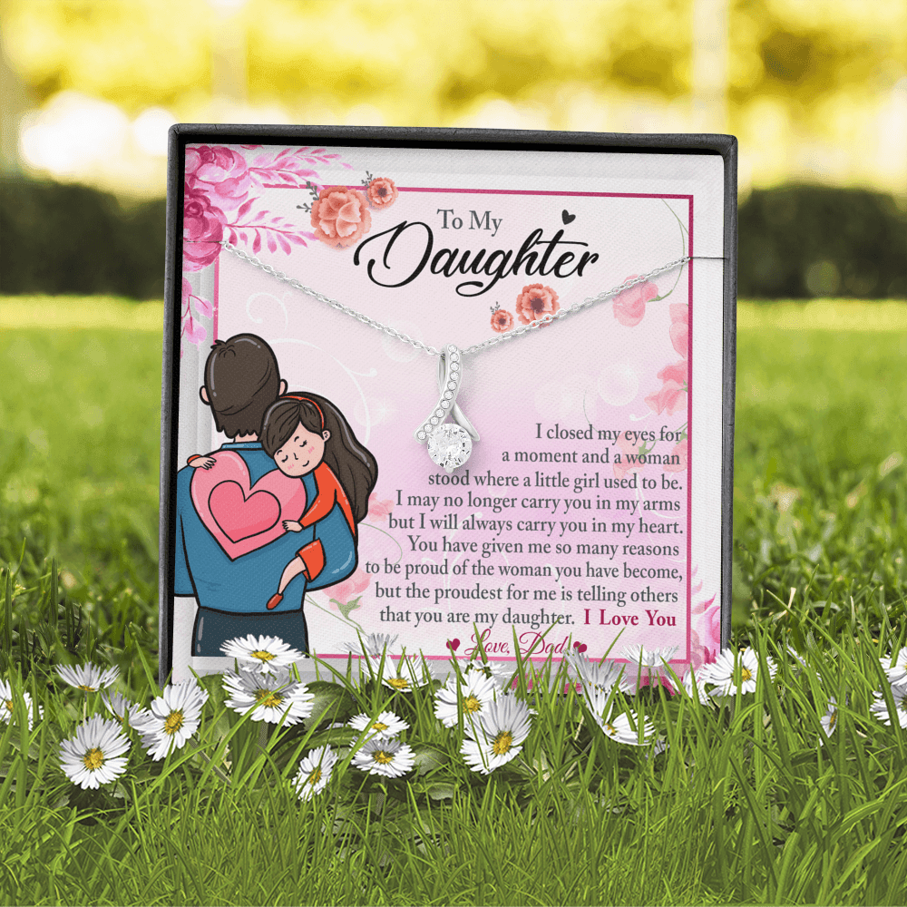 Elegant pendant symbolizing a father's love for his daughter.