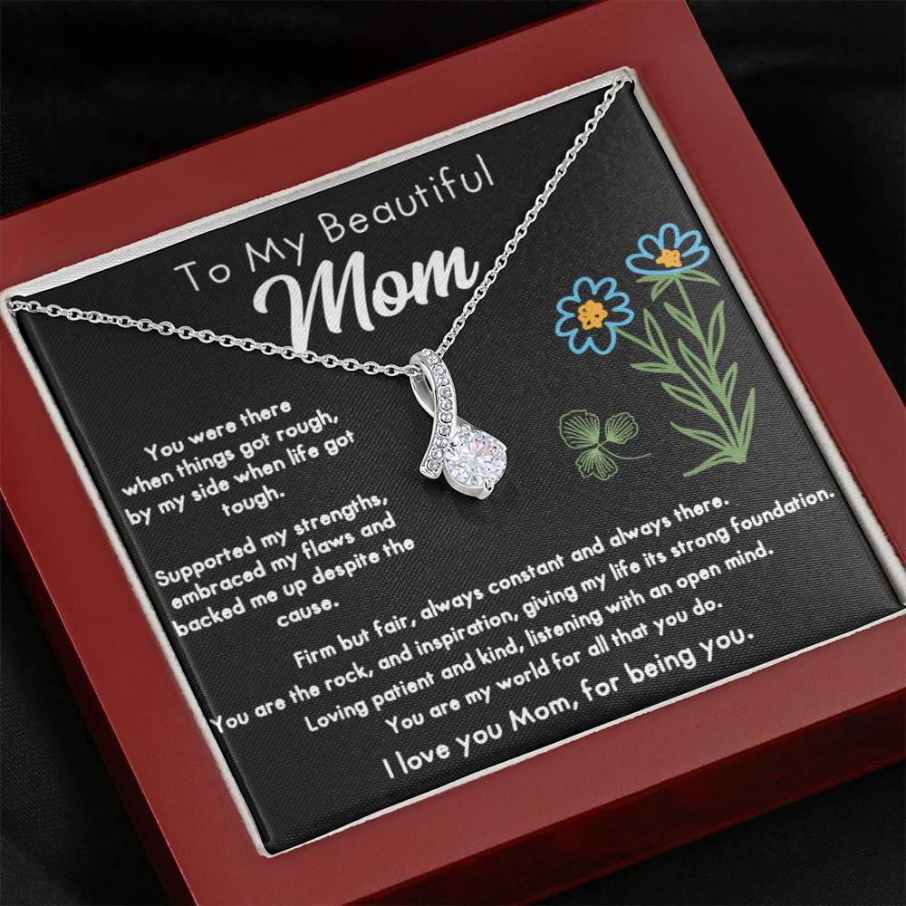 Elegant keepsake necklace for a mother's unwavering support