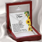 Luxury gift box option for the special Mom necklace